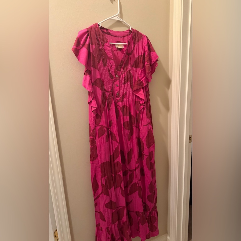 Maeve by Anthropologie Cassandra Maxi Dress LARGE